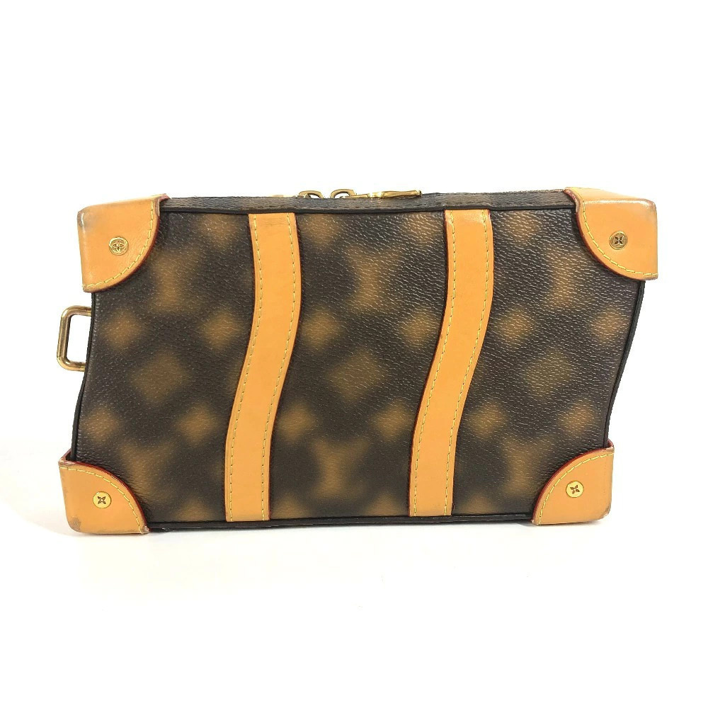 Louis Vuitton Monogram Soft Trunk Bag Shoulder Leather Brown - Picture 2 of 6